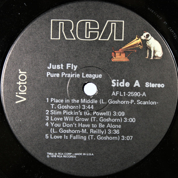 Pure Prairie League - Just Fly (VG+) (Vinyl LP)