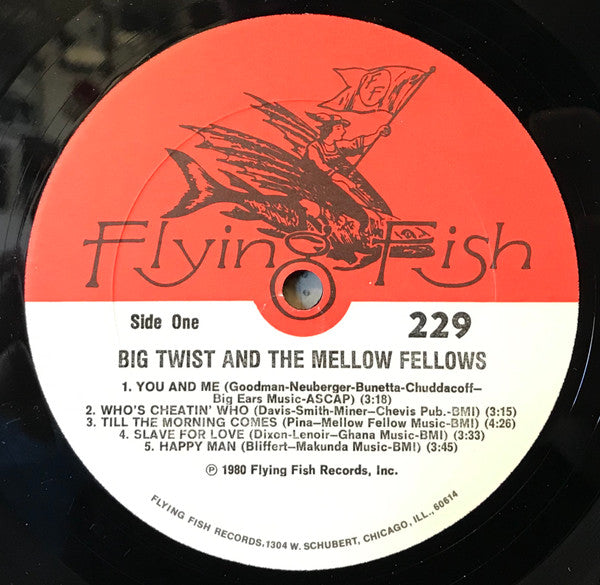 Big Twist & The Mellow Fellows - Big Twist & The Mellow Fellows (VG+) (Vinyl LP)