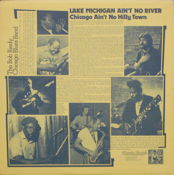 Riedy, Bob Chicago Blues Band - Lake Michigan Ain't No River (Vinyl, VG+) (Vinyl LP)