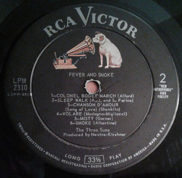 Three Suns - Fever And Smoke (VG) (Vinyl LP)
