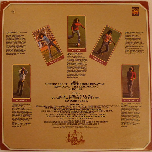 Ace  - Five-A-Side (VG+) (Vinyl LP)