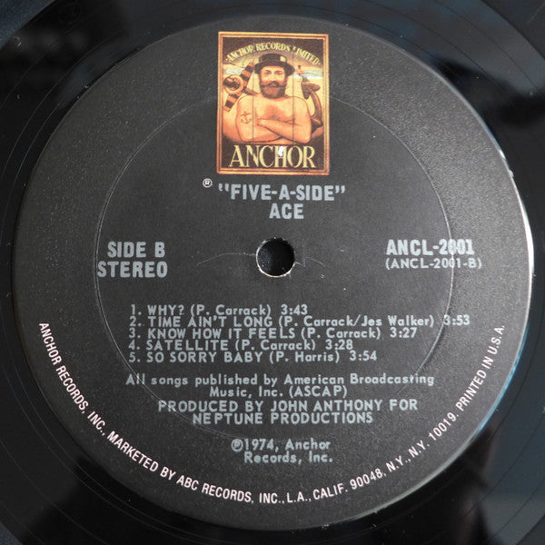 Ace  - Five-A-Side (VG+) (Vinyl LP)