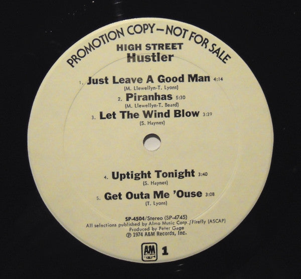 Hustler  - High Street (VG+) (Vinyl LP)