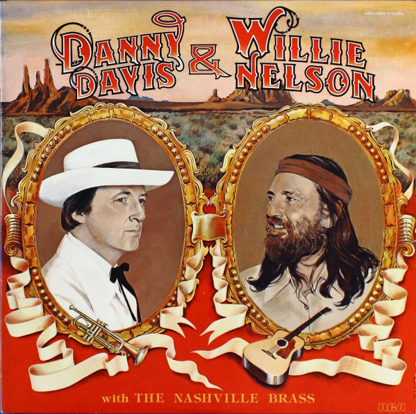 Davis, Danny & Willie Nelson With The Nashville Brass - Danny Davis & Willie Nelson With The Nashville Brass (Vinyl, VG+) (Vinyl LP)