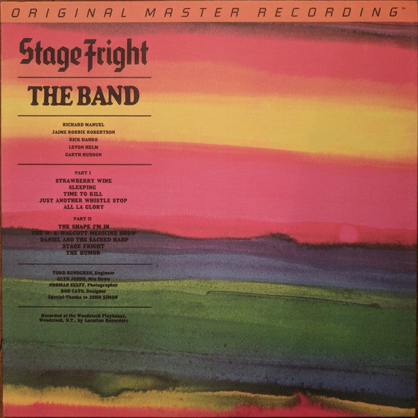 Band - Stage Fright (Vinyl, VG+) (Vinyl LP)