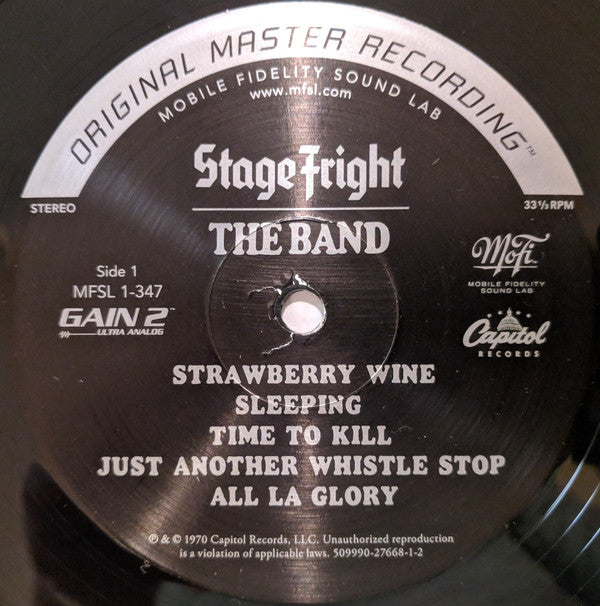 Band - Stage Fright (Vinyl, VG+) (Vinyl LP)
