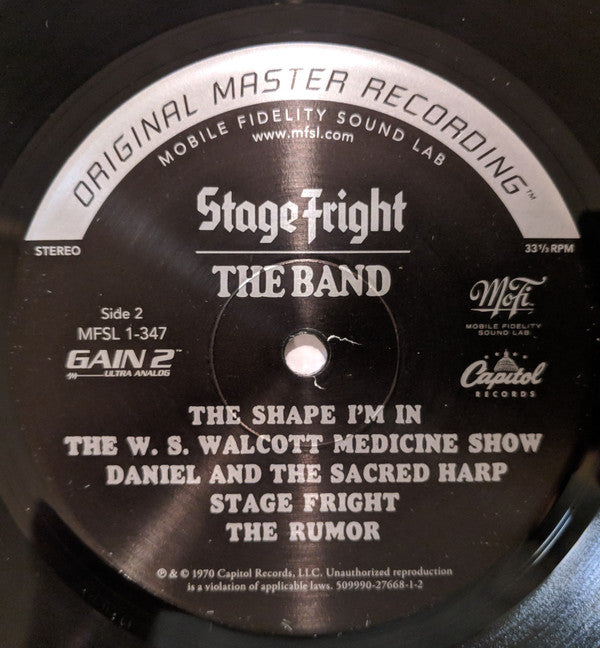 Band - Stage Fright (Vinyl, VG+) (Vinyl LP)