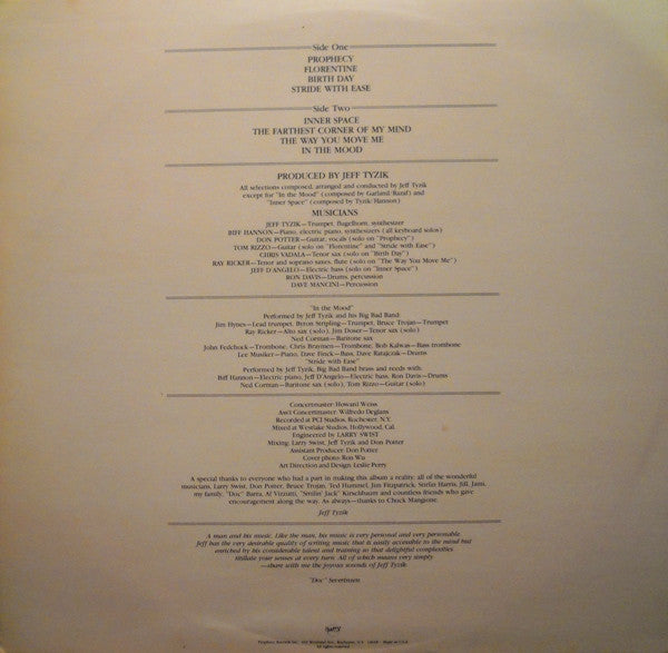 Tyzik, Jeff - Prophecy (VG+) (Vinyl LP)