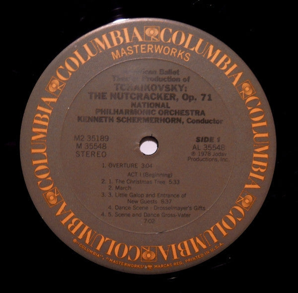 Tchaikovsky - The American Ballet Theatre Production Of Tchaikovsky's Nutcracker, Op. 71 (Vinyl, VG+) (Vinyl LP)