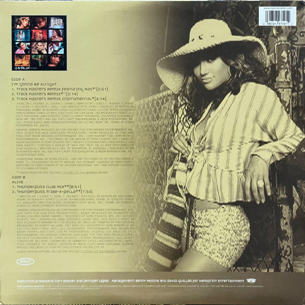 Lopez, Jennifer - I'm Gonna Be Alright (Track Masters Remix) (VG+) (Vinyl LP)
