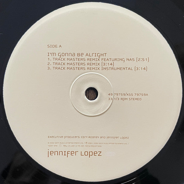 Lopez, Jennifer - I'm Gonna Be Alright (Track Masters Remix) (VG+) (Vinyl LP)