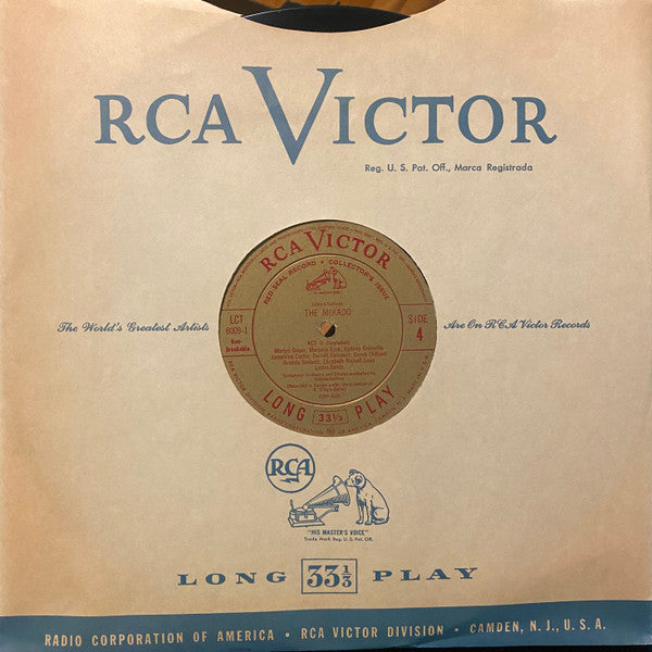 Gilbert and Sullivan - D'Oyly Carte Opera Company Under The Direction Of Rupert D'Oyly Carte Symphony Orchestra & Chorus Conducted By Isidore Godfrey - The Mikado (VG+) (Vinyl LP)