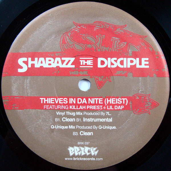 Shabazz The Disciple - Red Hook Day / Thieves In Da Nite (Heist) (VG) (Vinyl LP)