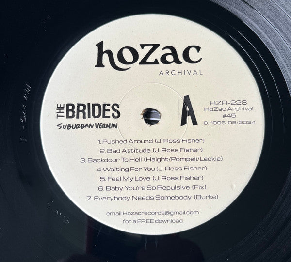 Brides  - Suburban Vermin (M) (Vinyl LP)