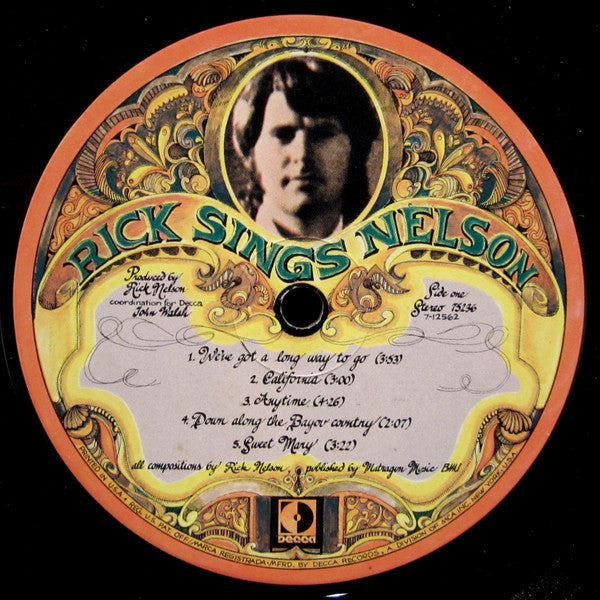 Nelson, Rick & The Stone Canyon Band - Rick Sings Nelson (VG+) (Vinyl LP)