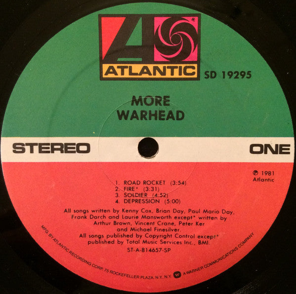 More  - Warhead (VG+) (Vinyl LP)