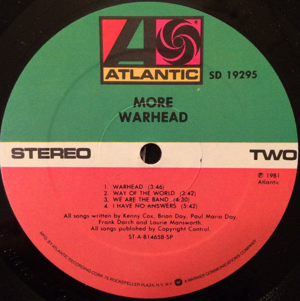 More  - Warhead (VG+) (Vinyl LP)