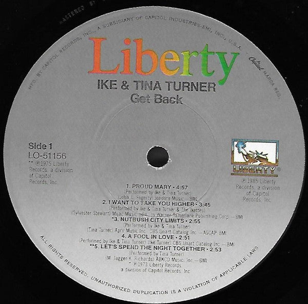 Turner, Ike & Tina - Get Back! (Vinyl, NM or M-) (Vinyl LP)
