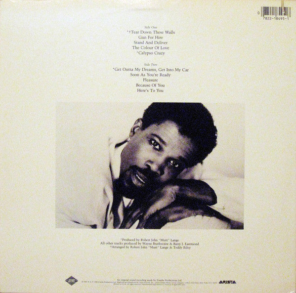 Ocean, Billy - Tear Down These Walls (VG+) (Vinyl LP)