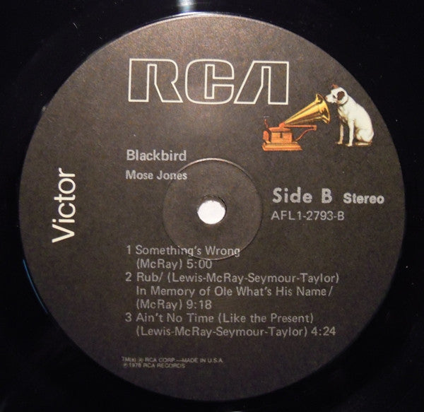 Jones, Mose - Blackbird (VG+) (Vinyl LP)