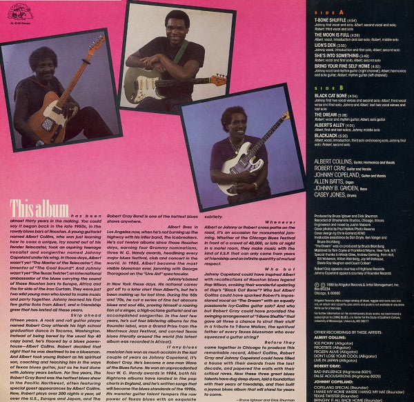Albert Collins - Robert Cray - Johnny Copeland - Showdown! (Vinyl, VG+) (Vinyl LP)