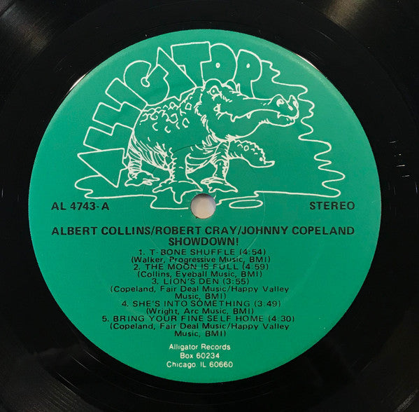 Albert Collins - Robert Cray - Johnny Copeland - Showdown! (Vinyl, VG+) (Vinyl LP)