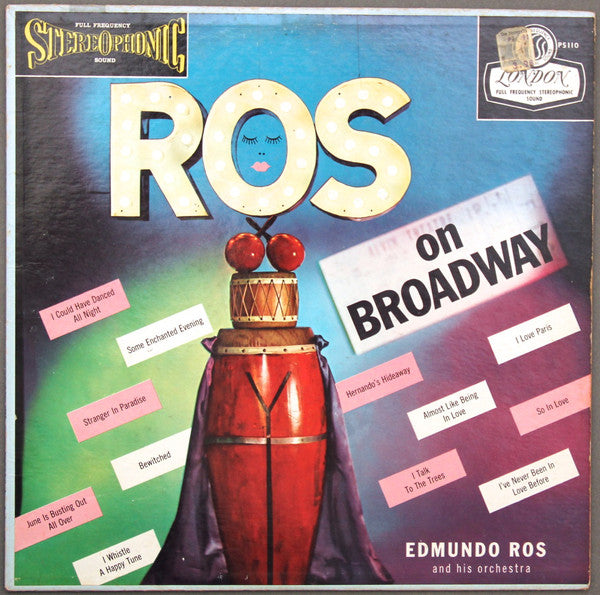 Ros, Edmundo And His Orchestra - Ros On Broadway (VG+) (Vinyl LP)