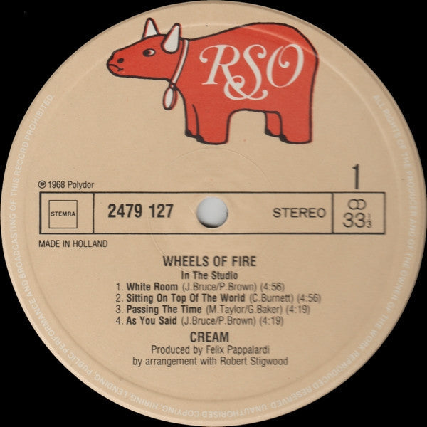 Cream  - Wheels Of Fire (Vinyl, NM or M-) (Vinyl LP)