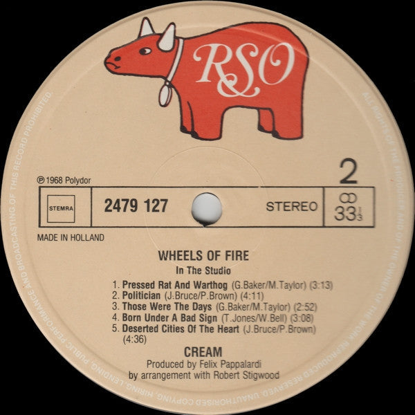 Cream  - Wheels Of Fire (Vinyl, NM or M-) (Vinyl LP)