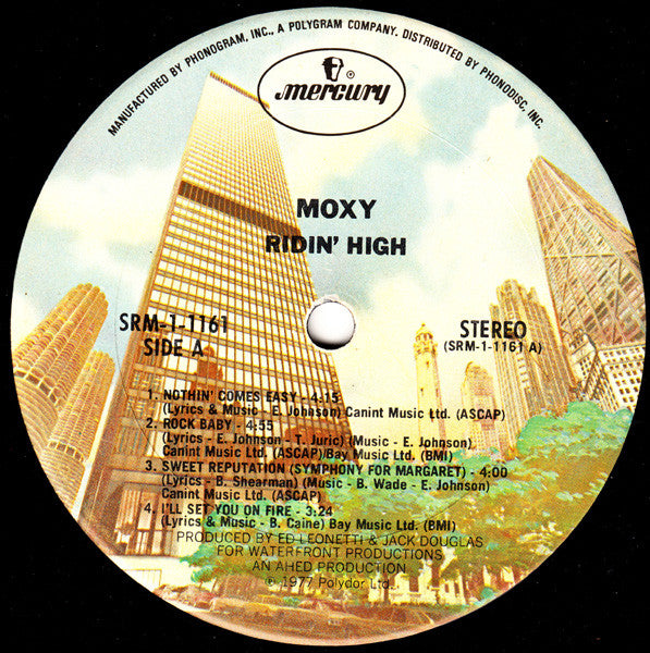 Moxy  - Ridin' High (VG+) (Vinyl LP)