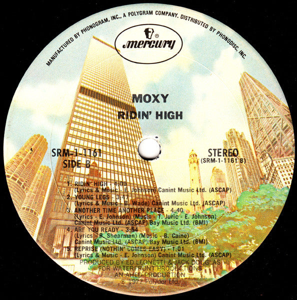Moxy  - Ridin' High (VG+) (Vinyl LP)