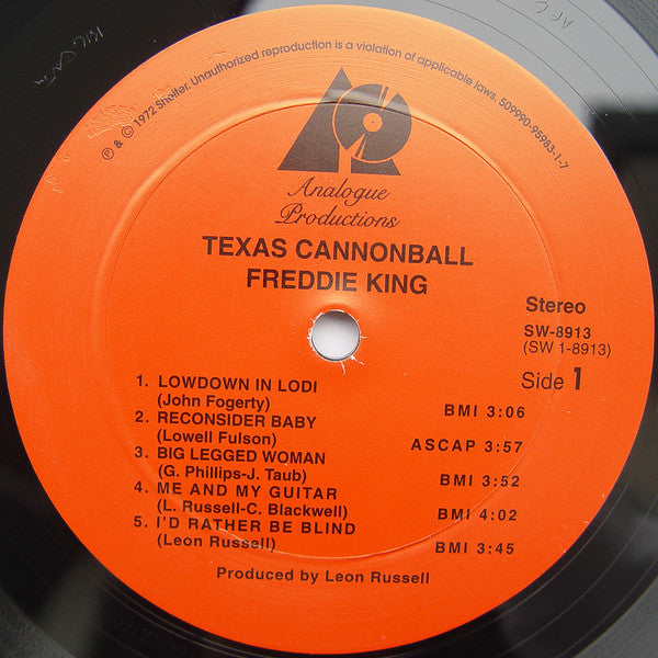King, Freddie - Texas Cannonball (Vinyl, VG+) (Vinyl LP)