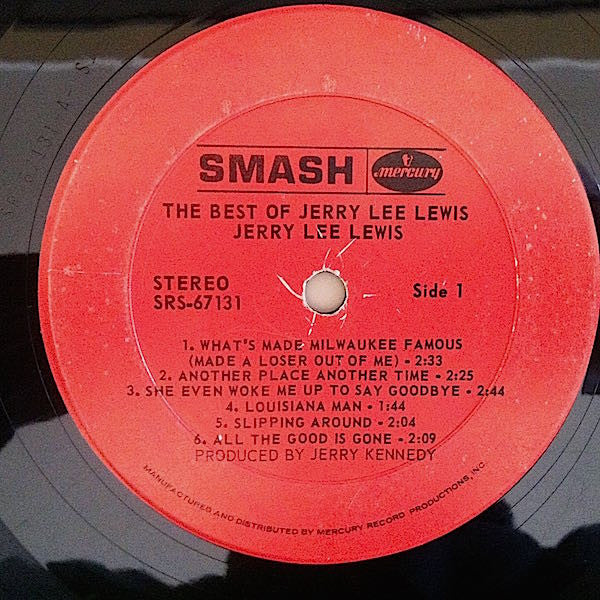 Lewis, Jerry Lee - The Best Of Jerry Lee Lewis (VG) (Vinyl LP)