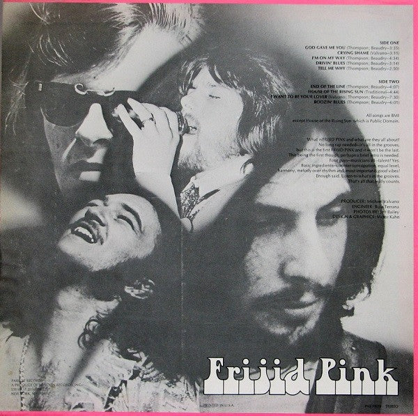 Frijid Pink - Frijid Pink (VG+) (Vinyl LP)