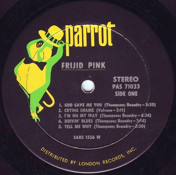 Frijid Pink - Frijid Pink (VG+) (Vinyl LP)