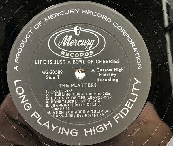 Platters - Life Is Just A Bowl Of Cherries! (Vinyl, VG+) (Vinyl LP)