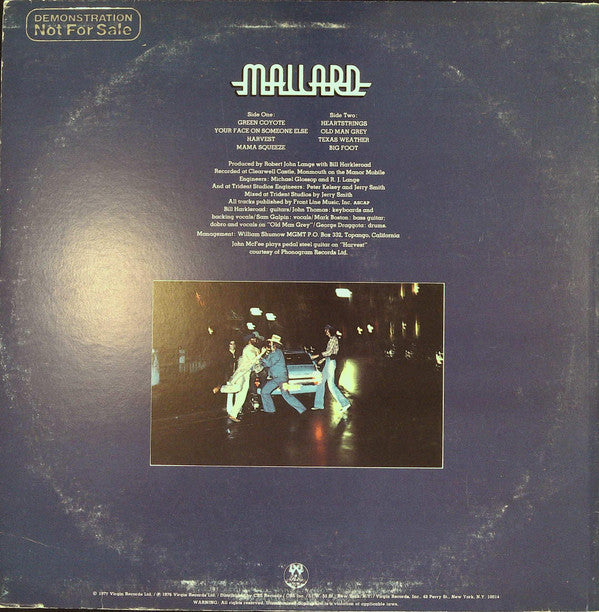 Mallard - In A Different Climate (VG+) (Vinyl LP)