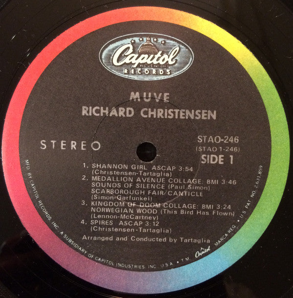 Christensen, Richard And John Tartaglia - Muve (VG+) (Vinyl LP)