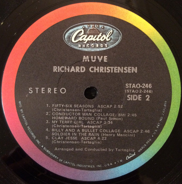 Christensen, Richard And John Tartaglia - Muve (VG+) (Vinyl LP)