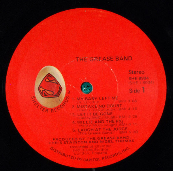 Grease Band - The Grease Band (VG) (Vinyl LP)