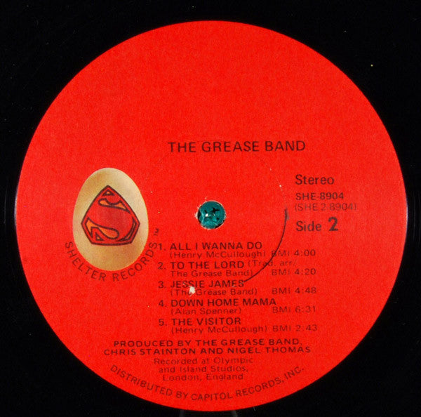Grease Band - The Grease Band (VG) (Vinyl LP)