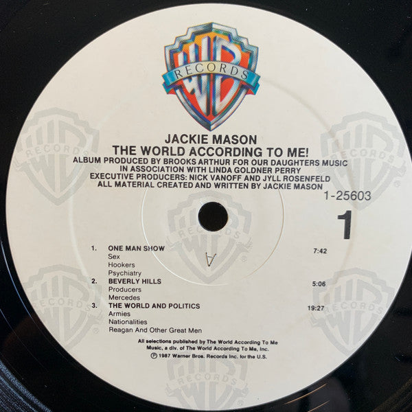 Mason, Jackie - The World According To Me! (VG+) (Vinyl LP)