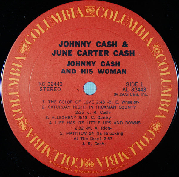 Cash, Johnny & June Carter Cash - Johnny Cash And His Woman (Vinyl, VG+) (Vinyl LP)
