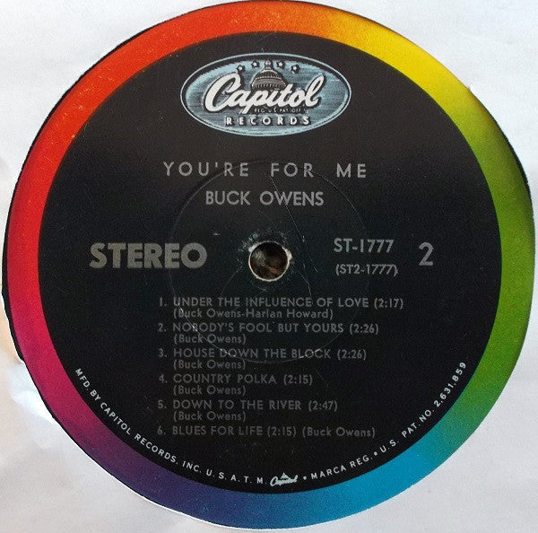 Owens, Buck - You're For Me (VG) (Vinyl LP)