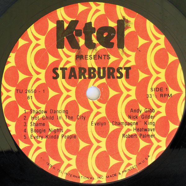 Various - Starburst (Vinyl, VG+) (Vinyl LP)