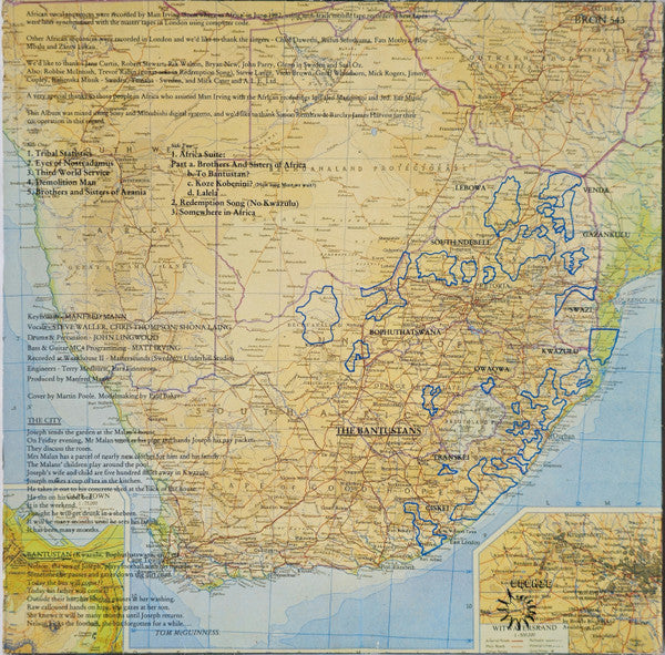 Manfred Mann's Earth Band - Somewhere In Afrika (Vinyl, VG+) (Vinyl LP)
