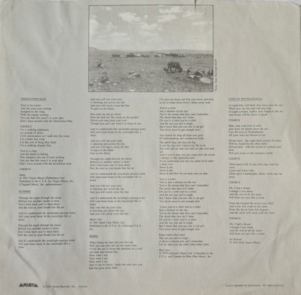 Manfred Mann's Earth Band - Somewhere In Afrika (Vinyl, VG+) (Vinyl LP)