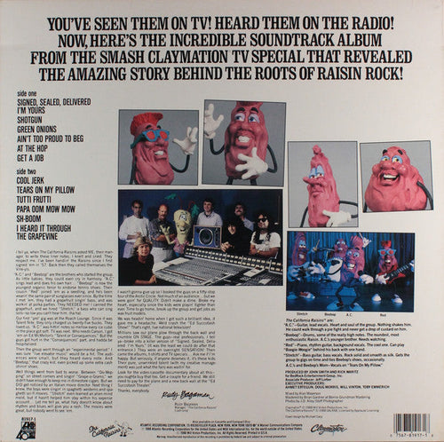 California Raisins - Meet The Raisins! (Vinyl, VG+) (Vinyl LP)