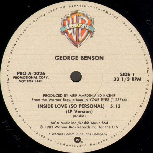 Benson, George - Inside Love (So Personal) (NM or M-) (Vinyl LP)