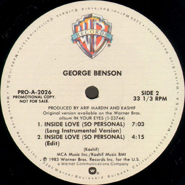 Benson, George - Inside Love (So Personal) (NM or M-) (Vinyl LP)